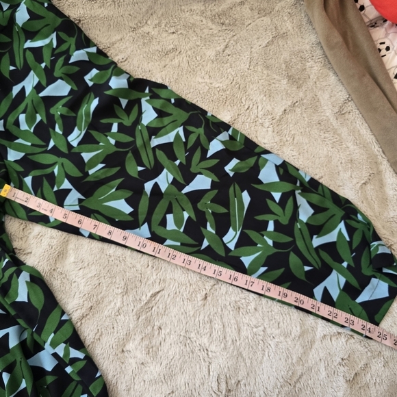 Walter Baker BlackGreen Left Printed Elasstic waist Pullover Straige Pants XL - Picture 10 of 13